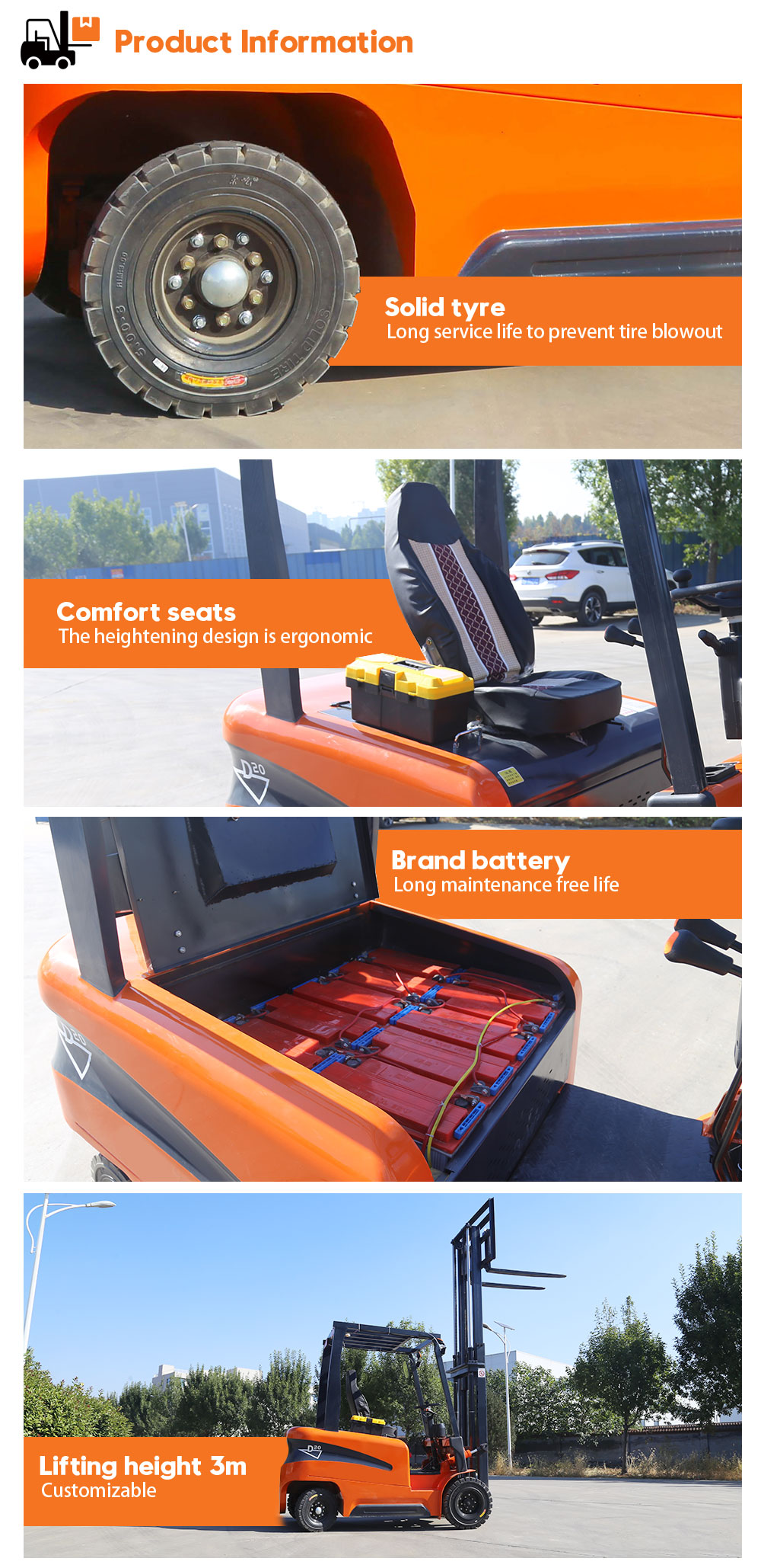 2t Electric Forklift Details Page