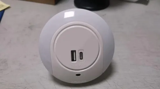 Lampu LED USB Tipe C Steker Lampu Malam 1W1