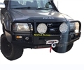 Man x4 Hilux 98-04 Bull Bar Front & Rear Steel Bumpers for Hilux Sixth Gen1