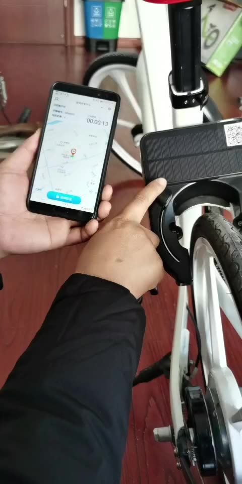 V011 Yiwes Passwort Alarm Sensor Position Ort Anti-Diebstahl E-Bike U-Form Smart Lock für persönliche Verwendung11