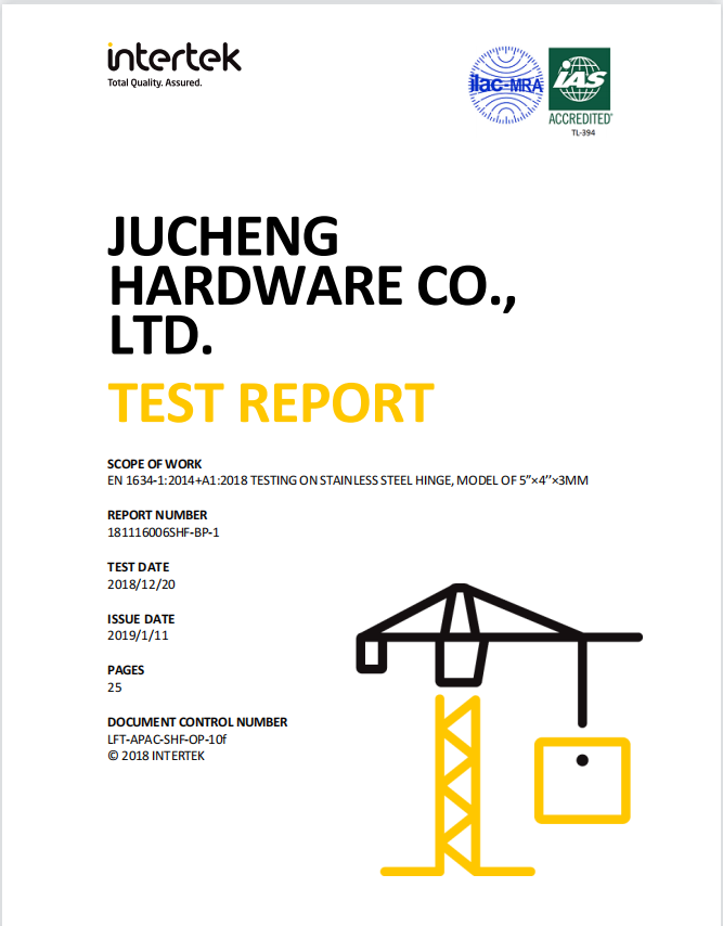 FIRE TESTING REPORT