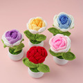 Wholesale Handmade Crochet Yarn Bouquets: Creative Gift Ideas1
