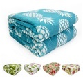 Korean Plush Soft Printed Flannel Fleece Blanket for Sofa Decor1