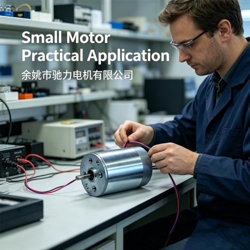 Motor compacto de CC sin escobillas de alta eficiencia para equipos industriales