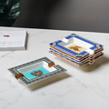 Custom Design Rectangle Porcelain Ashtray1
