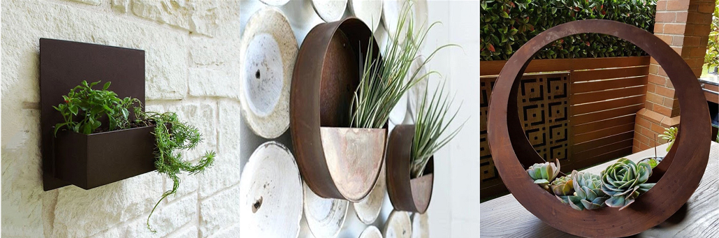 metal planters