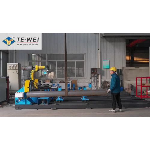 Steel Pole Flange Welding Machine
