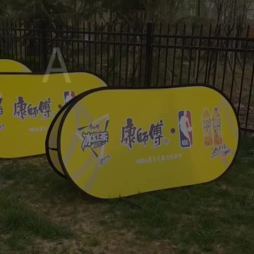 custom pop out banners