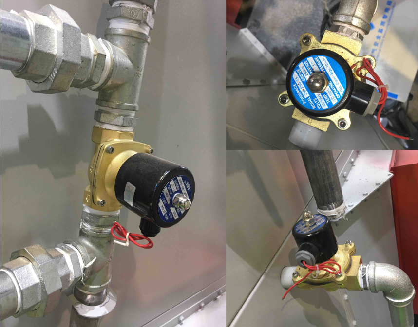 Fluid control of 2 Way Normally Closed Brass Solenoid Valve In Pipeline