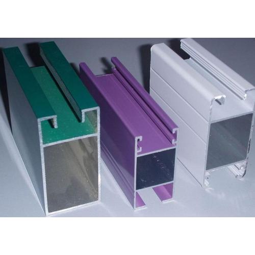 The electrophoretic powder coating of aluminium anodized film.