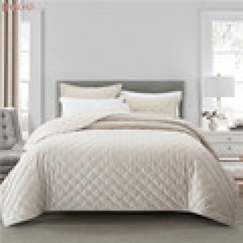 BSCI Cream-clued Quilted Equilted Medsproided Bedspread Designer Bedspread Home Bedspread bed sped Quilt1