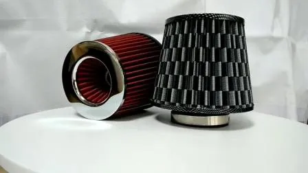 Filtro dell&#39;aria per auto nero da 3 ′ ′ con top e fondo nero per il tubo di aspirazione dell&#39;aria1