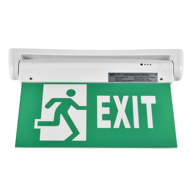 Double Green EXIT Sign Emergency Light