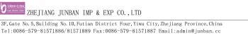 Zhejiang Junban Imp & Exp co.,Ltd