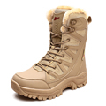 Fujian Wholesale Men's Outdoor Snow Boots: Calf Winter Warm Boots with Plush Comfortable Lining and Windproof Features1