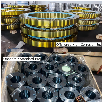 Морские фланцы против береговых фланцев