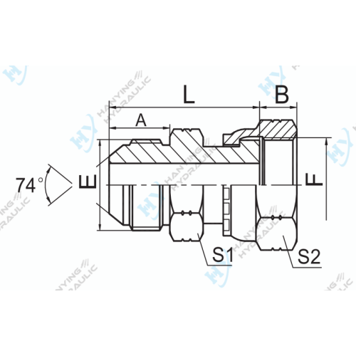 Jic Male 74 Cone ORFS Kvinna