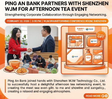 Evento de chá da tarde Ping An Bank e Shenzhen WJM | Fortalecendo a Parceria Corporativa