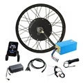 Hot Sale Electric Bike Conversion Kits: 72V Options with 3000W, 5000W, and 8000W Brushless DC Hub Motors1