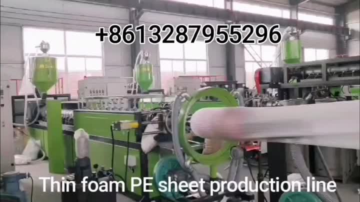 180mm Epe karatasi Extruder