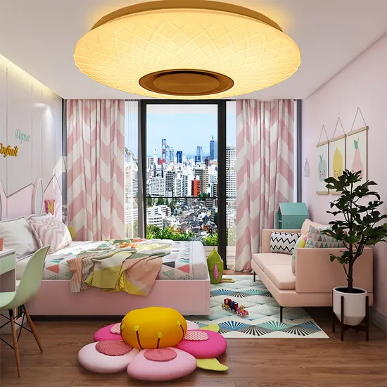 Luz colorida de teto Bluetooth com controle de música remota1