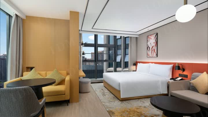 Caixa de quarto do hotel Hilton