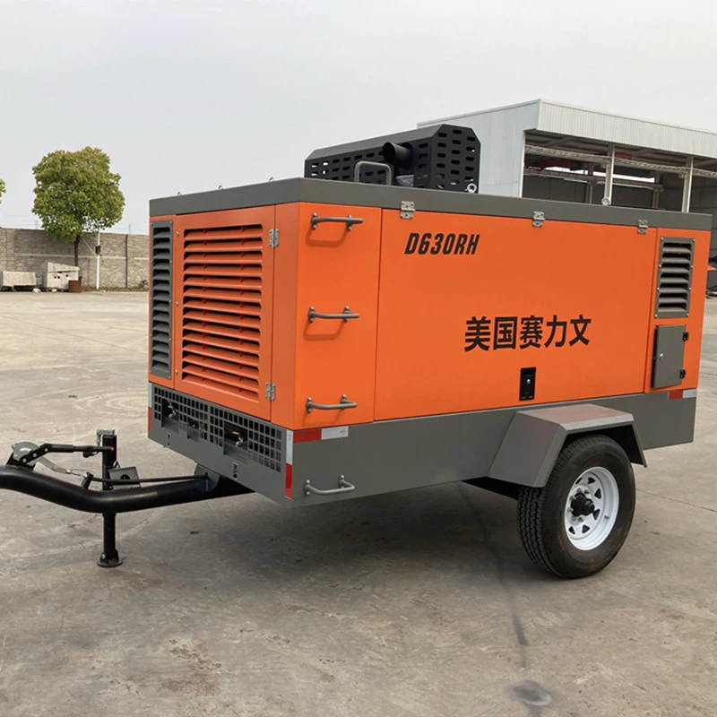 Diesel Engine Driven Portable Screw Air Compressor