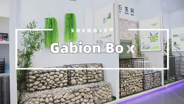 Hot Galvanized stone cage for decorative garden Gabion basket wall basket Cage1