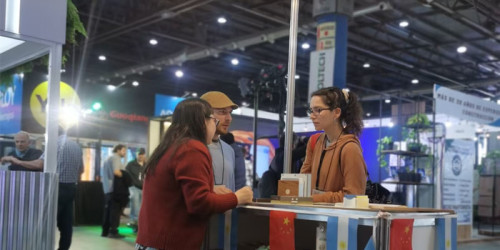 نمایشگاه بین المللی مصالح ساختمانی بوئنوس آیرس 2019 با روکش آلومینیوم چاپ شده