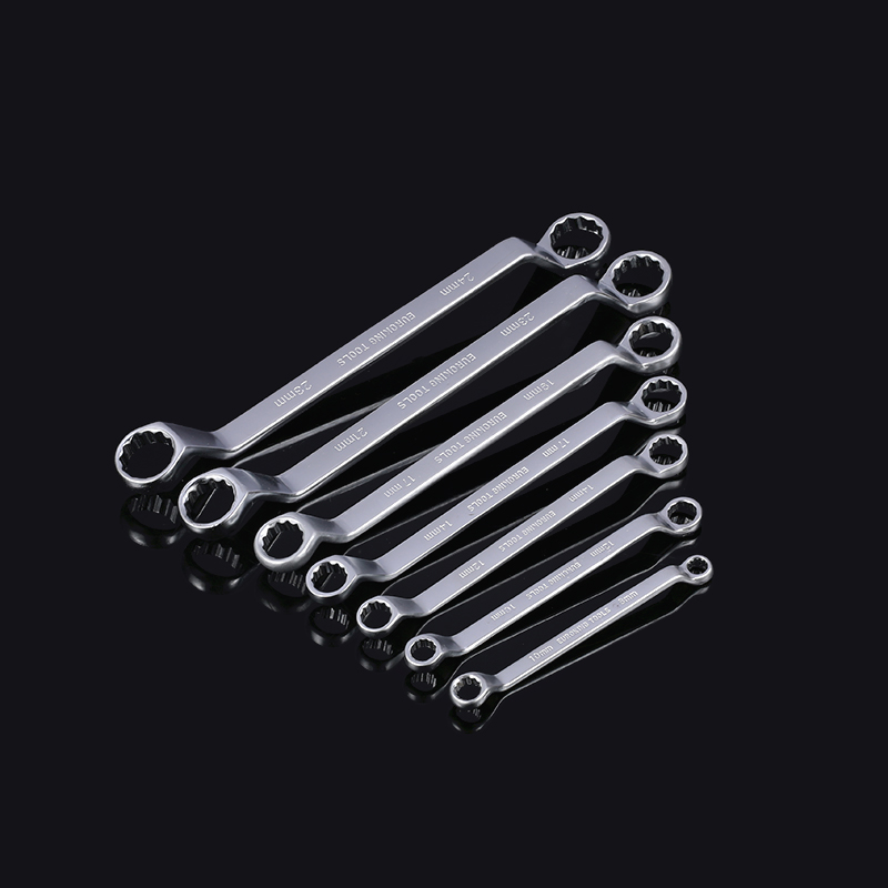 Cr V Double Ring Offset Ring Wrench Set