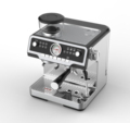 Professional Ulka Pump Espresso Coffee Machine with Bean Grinder: A Versatile Commercial Coffee Maker for Italian Drinks like Mocha, Latte, and Cappuccino1