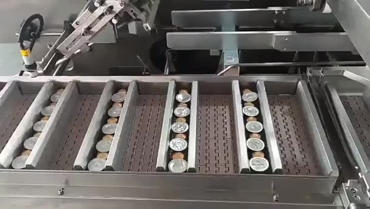 Máquina de caixa automática de alimentos funcionais múltiplos