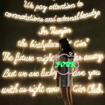 Cutom neon letters