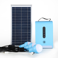 Sistema de iluminación portátil DP Solar Kit de emergencia al aire libre Generador solar generador Sistema de iluminación LED con 3 bombillas1