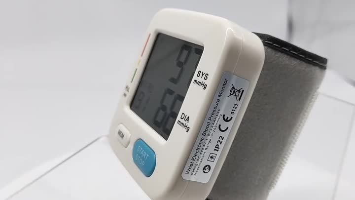 monitor de presión arterial de muñeca