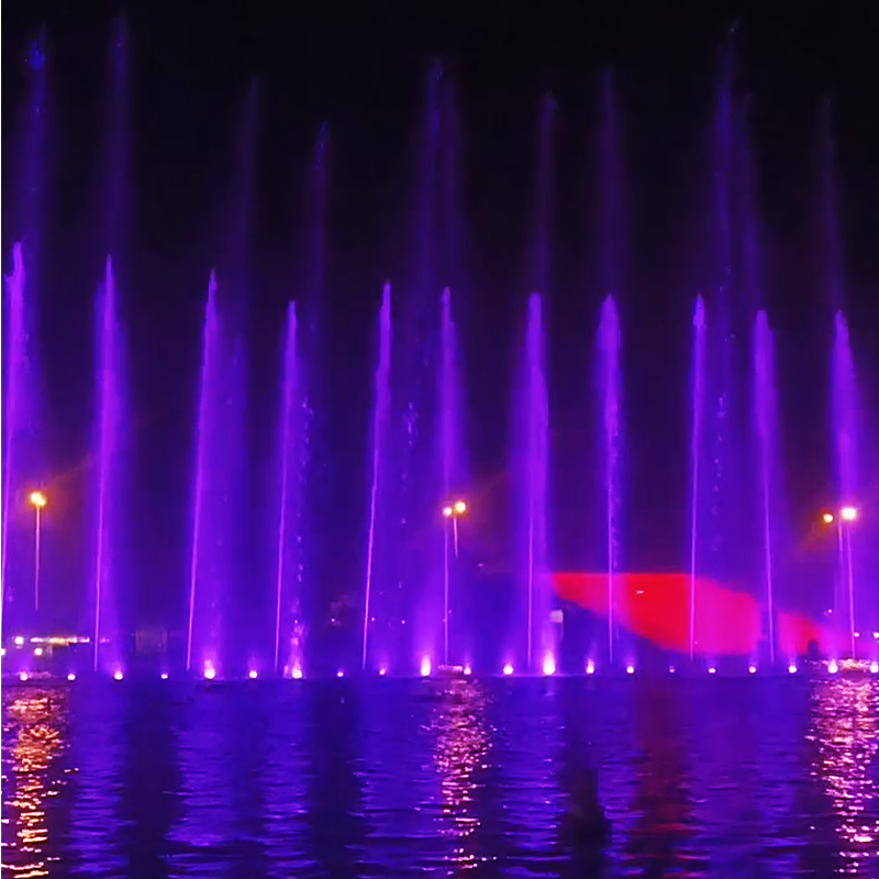 Grande fontaine dansante d&#39;eau