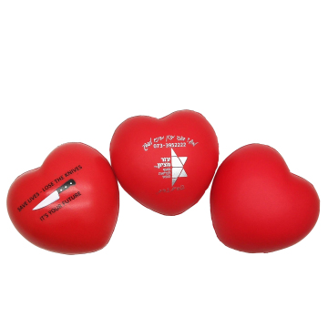 PU foam heart shape stress ball
