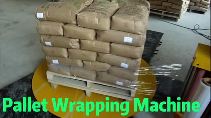 Pallet Wrapping Machine Working