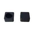 Customized 12mm Square Silicone Gasket Plug - Vibration-Damping Rubber Accessory1