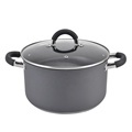 Grey Dutch Oven, Stainless Steel Non-Stick Pots, and Casserole Set with Silicone Handles: Your Ultimate Kitchen Companion1