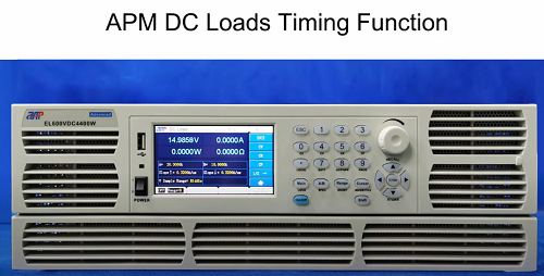 APM DC Loads Timing Function