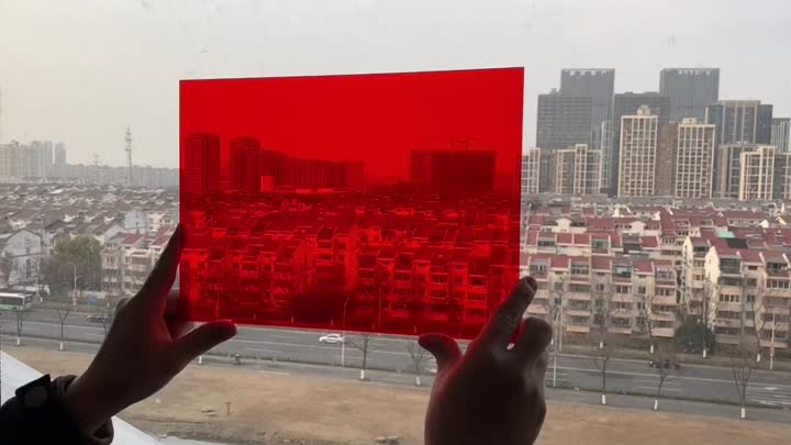 translucent red polycarbonate sheet.mp4