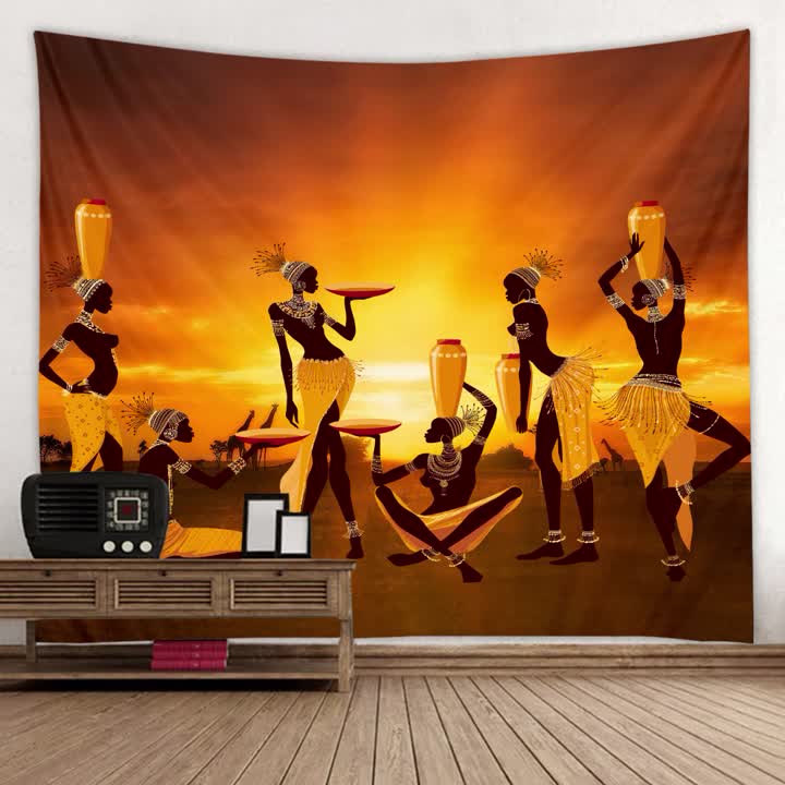 Room wall fabric tapestry