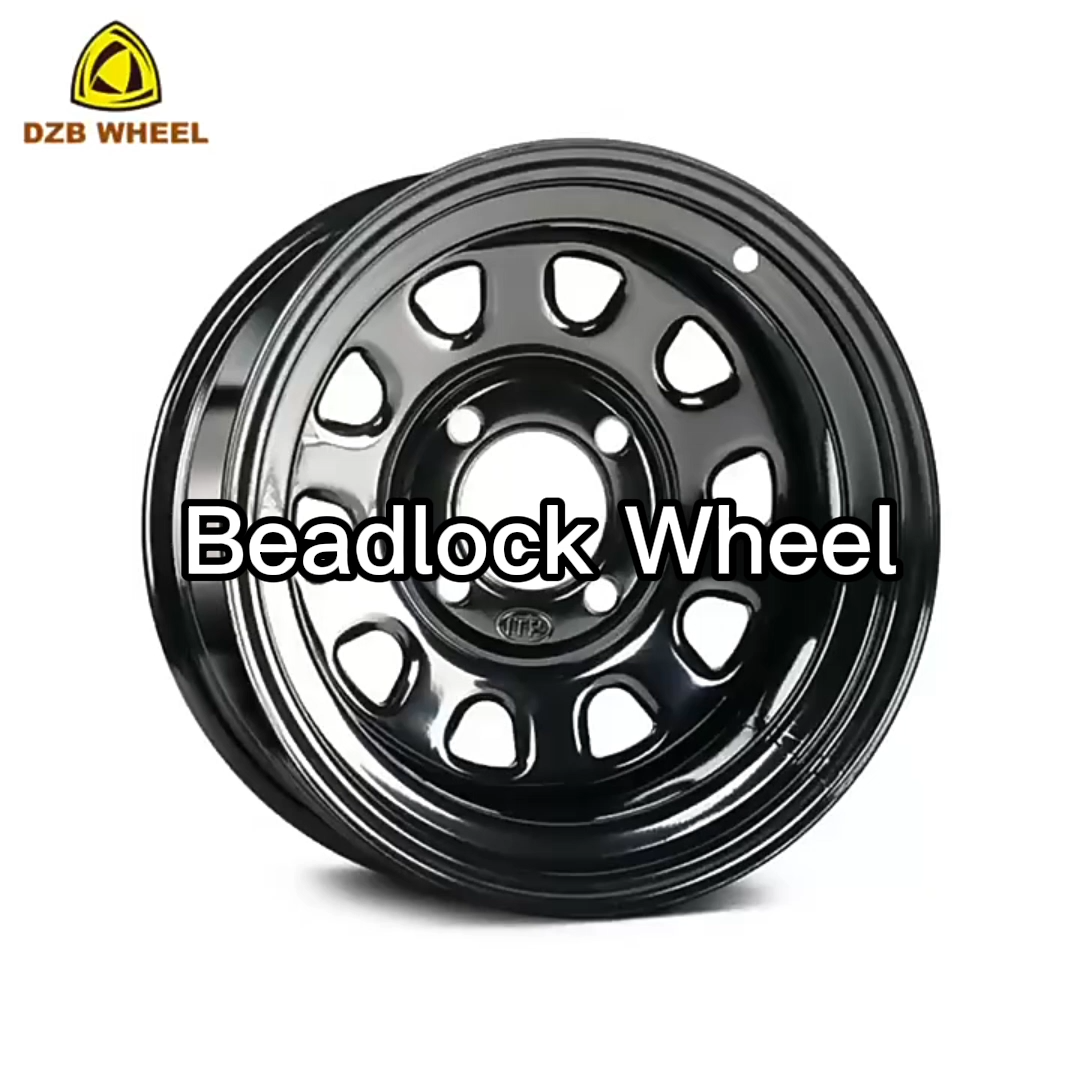 Горячие продажи пользовательские стальные колеса 17 x7 5x120 5x127 Offroad Black Steel Wheel Rims1