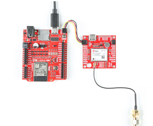 Antena cogumelo compatível com u-blox ZED-F9P: Guia de hardware