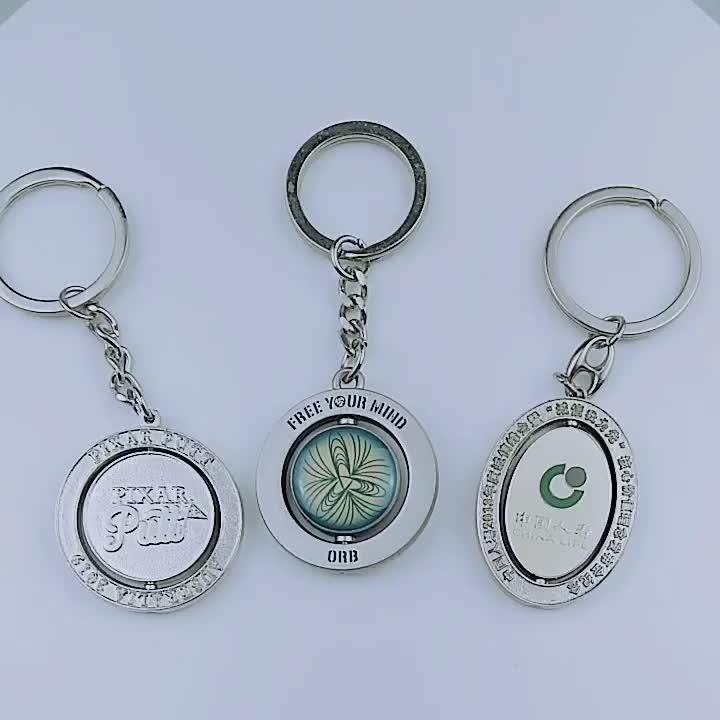 Keychains logam tersuai dengan reka bentuk anda