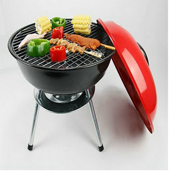 14 inch kettle barbecue grill portable round bbq grill table grill