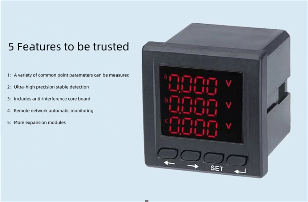 Ammeter tiga fase