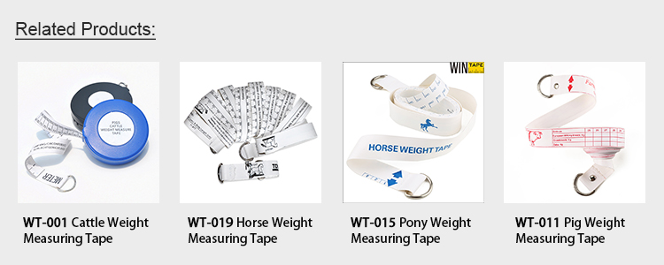 ODM/OEM Measuring Animal Weight Branded Animal Cow Pig Weight Tape