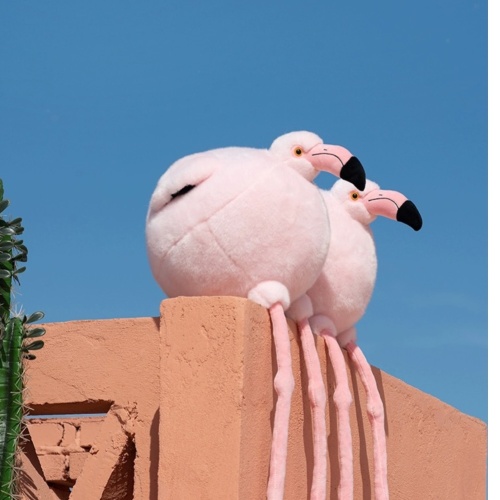 Maison de mode, jouets décoratifs en peluche flamants